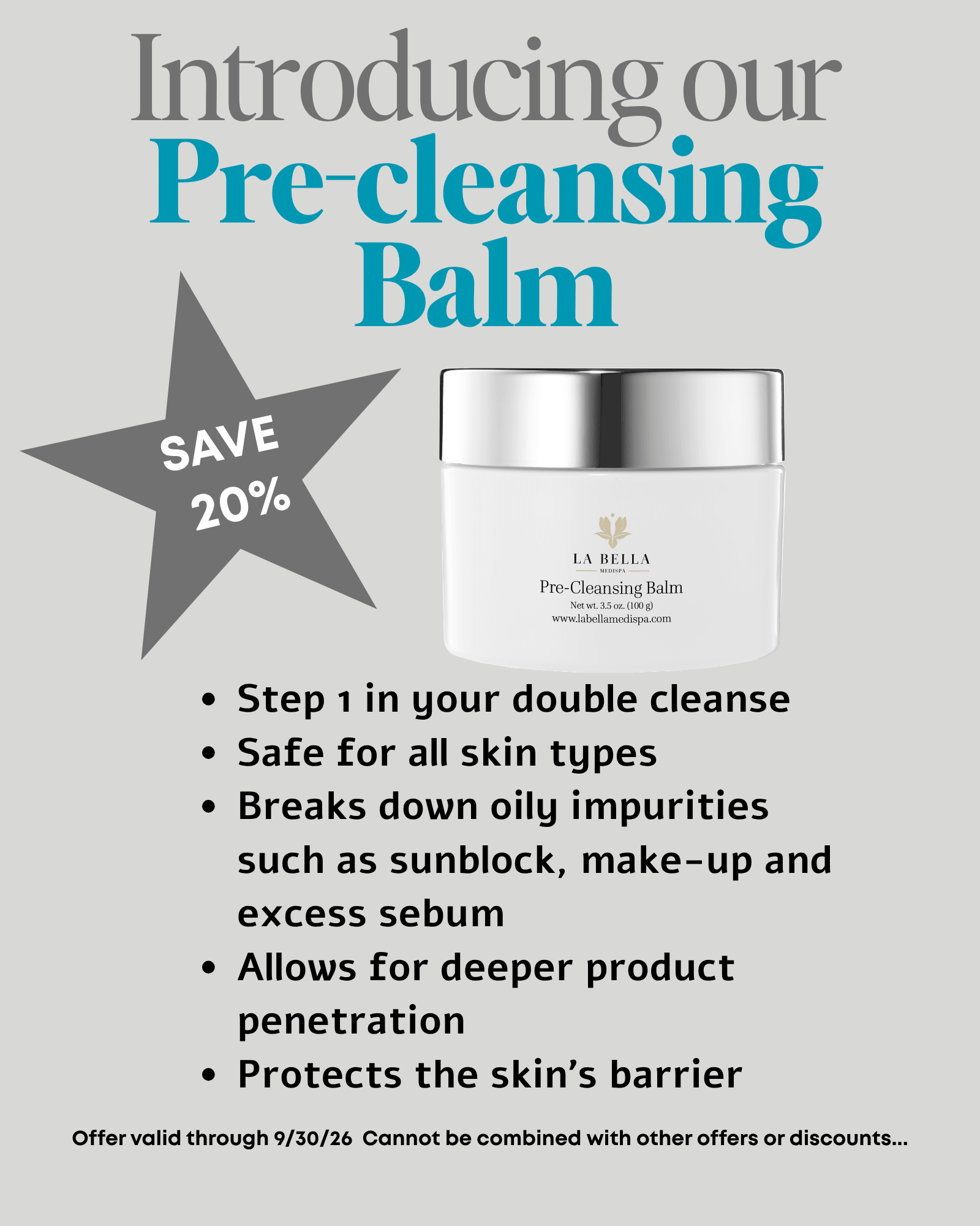 Pre-cleansing Balm Special September 2026